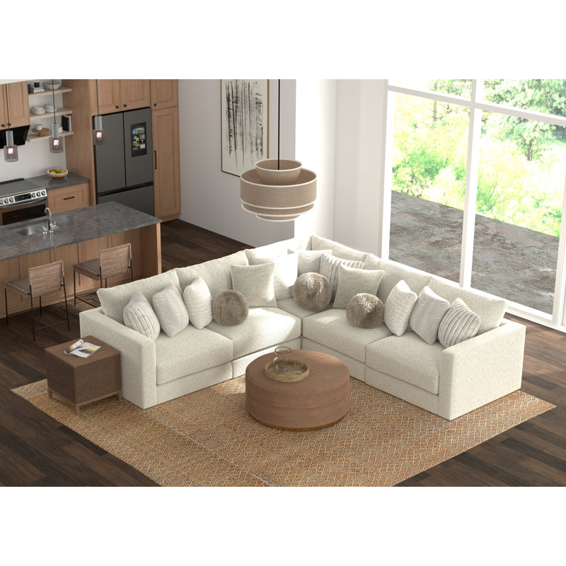 シャンソンルミネージュセット他 Jackson Furniture Ritzy 5-piece Modular Sectional | Wayfair